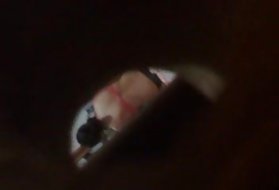 Cô gái, cởi quần áo, bác camera ẩn